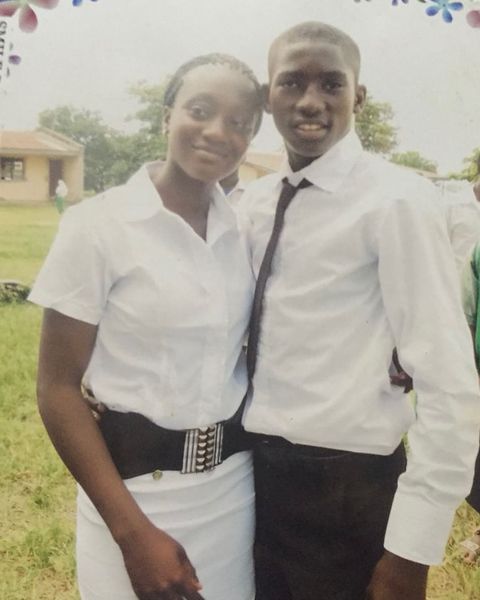Super Eagles of Nigeria star Taiwo Awoniyi celebrates his wedding anniversary with a throwback photo.