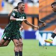 Super Eagles star Raphael Onyedika celebrates his 1st goal for Nigeria against Benin Republic.
