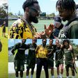 Nigerian Afrobeats star Patoranking teams up with Karim Adeyemi and Borussia Dortmund teammates at 2025 FIFA Club World Cup.