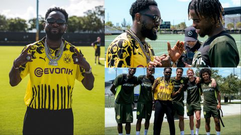 Patoranking Teams Up with Borussia Dortmund at FIFA Club World Cup