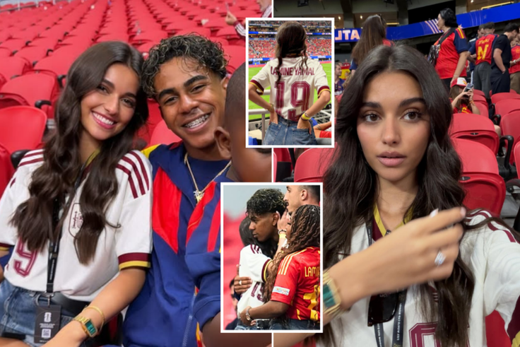 Lamine Yamal, 18, goes public with girlfriend Inés García, 21, at World Cup following quiet debut