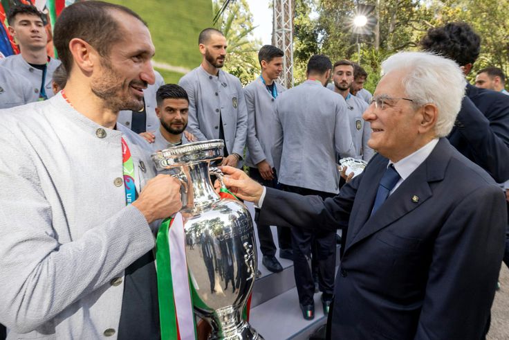 Italy's president honours Euro 2020 winners