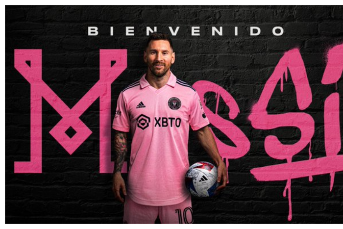 Inter Miami's new star player Lionel Messi