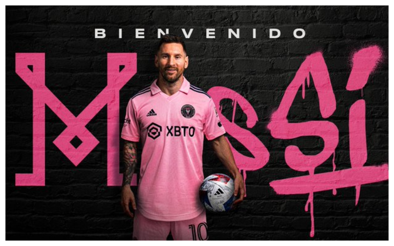 Inter Miami's new star player Lionel Messi