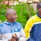 Former AFC Leopards stars Bonface Ambani and Francis Xavier.