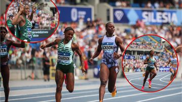 Sha'Carri Richardson: Unbeatable US champion defeats world No.1 Shericka Jackson at Silesia Diamond League