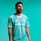 Inspired by the NFL Miami Dolphins, Lionel Messi after his Copa America triumph with Argentina modeled 3rd kit for Inter Miami.