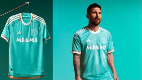 Lionel Messi unveils Inter Miami throwback jersey