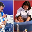 Lionel Messi blessing babies has become a thing.