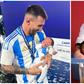 Lionel Messi blessing babies has become a thing.