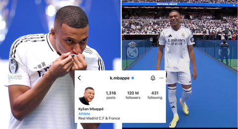 Kylian Mbappé: Real Madrid new signing gains over 1 million followers MINUTES after unveiling