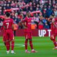 Liverpool s Luis Diaz, Ryan Gravenberch, Mohamed Salah, Cody Gakpo, and Dominik Szoboszlai participate in the Premier League match between Liverpool and Ipswich Town at Anfield in Liverpool, England, on January 25, 2025.