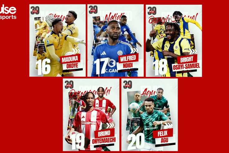 PulseSports30: Okoye tops Ndidi as Felix Agu makes first appearance