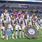 Manchester City stars line up during a club world cup game || (Heuler Andrey SPP)