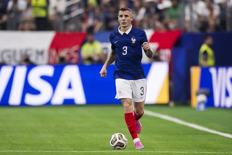 French defender Lucas Digne in action || imago