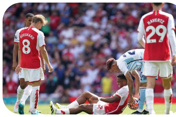 Arsenal defender Jurrien Timber out for a long time due to injury || Imago