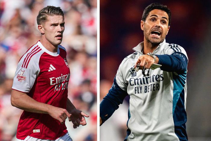 Mikel Arteta and Viktor Gyokeres