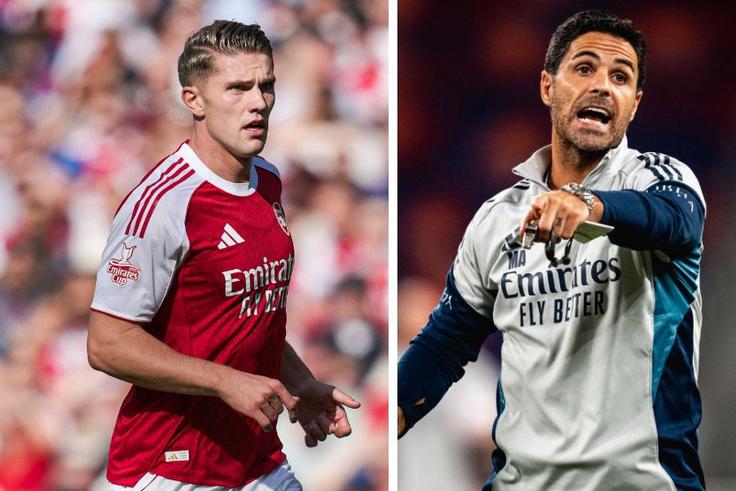 Mikel Arteta and Viktor Gyokeres