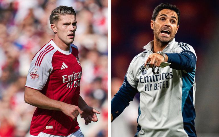 Mikel Arteta and Viktor Gyokeres