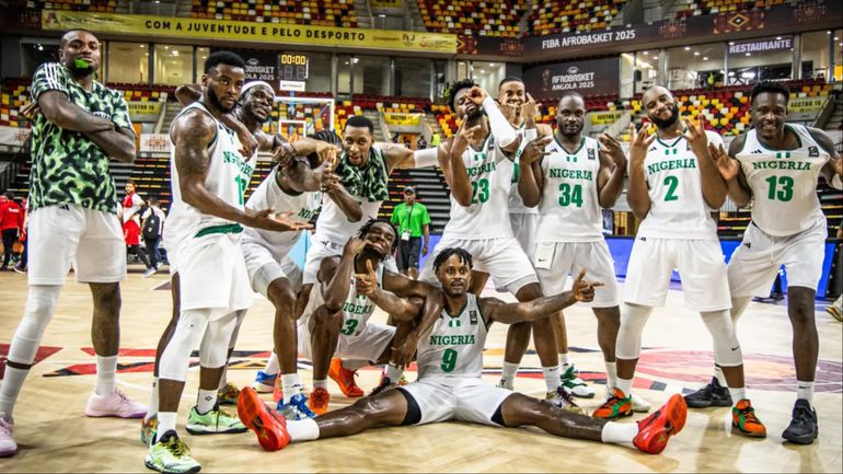 Okogie on fire as Nigeria's D'Tigers record a 87-66 blow out win against Tunisia in 2nd Afrobasket group game.