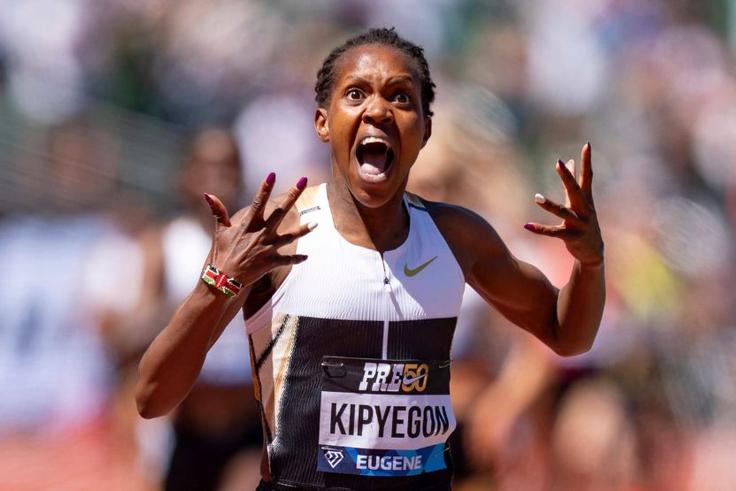 Faith Kipyegon Falls Just 0.93 Seconds Short of Shattering 3000m World Record in Silesia