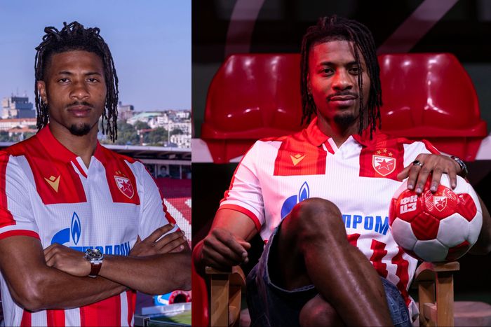Nigerian defender Franklin Tebo Uchenna joins Super Eagles star Peter Olayinka at Red Star Belgrade.