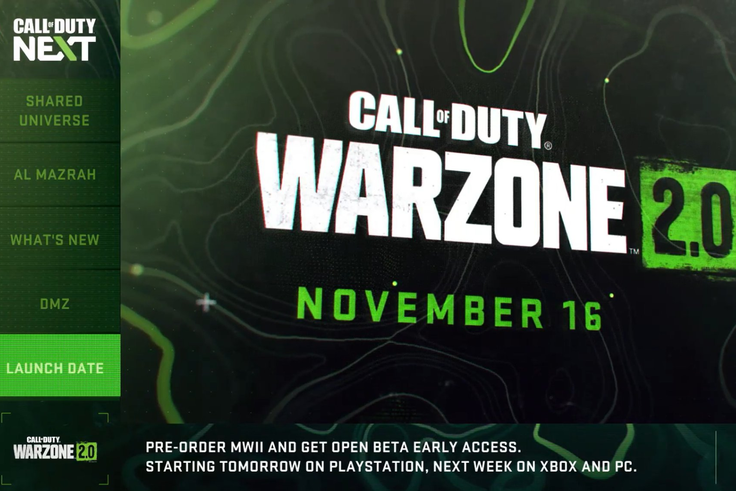Call Of Duty: Warzone 2.0 (Release Date, What we know so far)