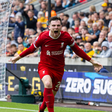 Andy Robertson scores for Liverpool against Wolves