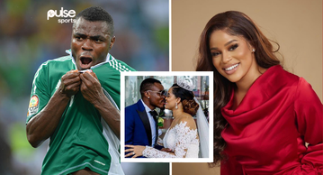 Emenike: Ex-Super Eagles star re-unites with wife Iheoma Nnadi amid reported marriage crisis