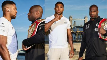 Anthony Joshua vs Daniel Dubois: Nigerian boxer faces off ahead of fight week