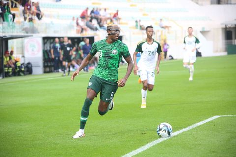 Victor Osimhen in action against Saudi Arabia || Credit: X