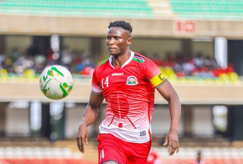 Harambee Stars captain Michael Olunga in high spirints ahead of Russia clash