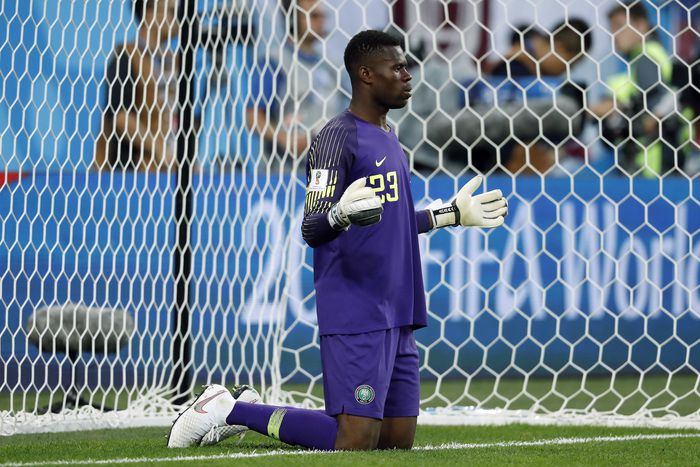 Super Eagles goalkeeper Francis Uzoho is expected to keep his spot in goal against Zimbabwe