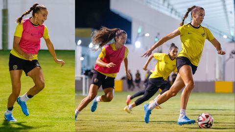 Ashleigh Plumptre continues comeback tour with Al-Ittihad