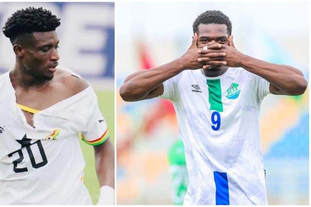 Kudus Mohammed of Ghana and Sierra Leone stars.