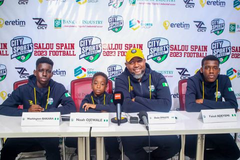 City Sports press conference ahead of football tournament in Salou, Spain