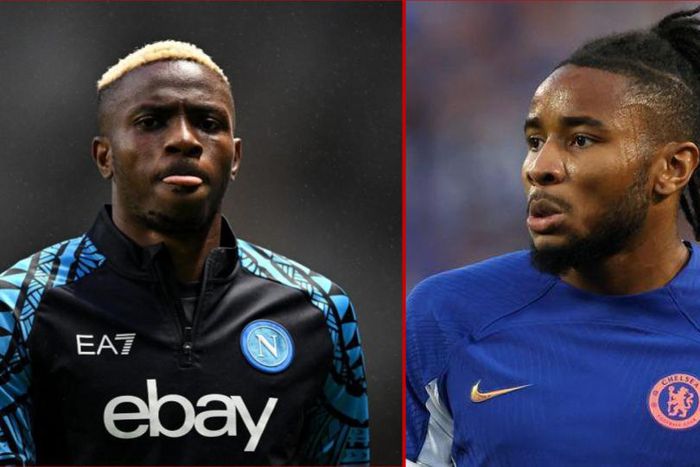 Napoli's Victor Osimhen and Chelsea man Christopher Nkunku