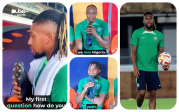 Nigeria vs Lesotho: Alex Iwobi turns journalist, 'interviews' Aribo, Lookman and newcomer Tella in hilarious video