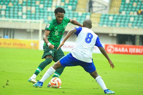 Bright Osayi-Samuel during the Nigeria vs Lesotho World Cup qualifier || Credit: Imago