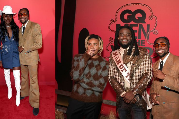 Noah Lyles & Junelle Bromfield steal the show with vintage outfits at GQ Men of the Year 2024 event