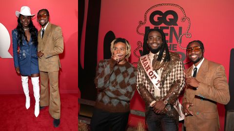 Noah Lyles & Junelle Bromfield steal the show with vintage outfits at GQ Men of the Year 2024 event