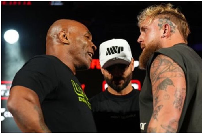 Mike Tyson and Jake Paul