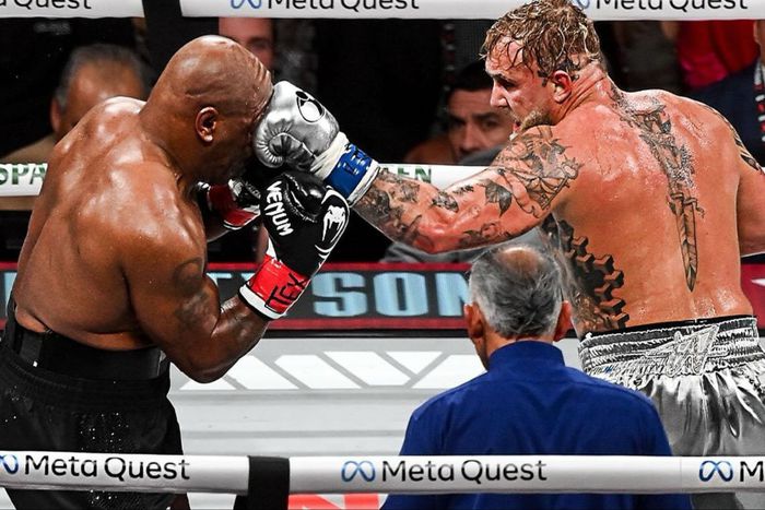 YouTube star Jake Paul defeats former heavyweight champion Mike Tyson in a Netflix special.
