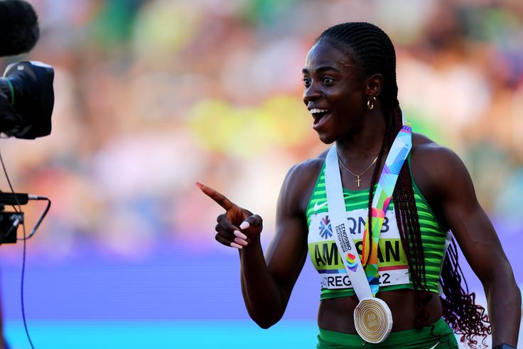 Tobi Amusan is back! Blazes back to winning ways in Jamaica