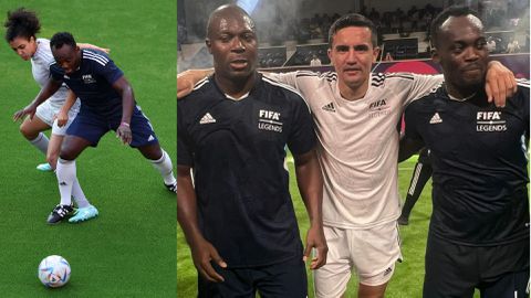 Yakubu Aiyegbeni scores as African Lions lose 10-7 to East Tigers in FIFA Legends game