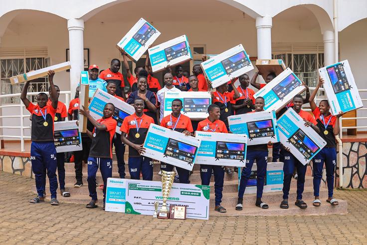Heroes' welcome for Kitende after winning the CECAFA Zonal CAF African Schools Championship