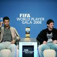 Lionel Messi and Cristiano Ronaldo at the 2008 FIFA World Player of the Year Gala | Imago