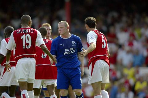 Wayne Rooney scored his first Premier League goal against Arsenal | Imago