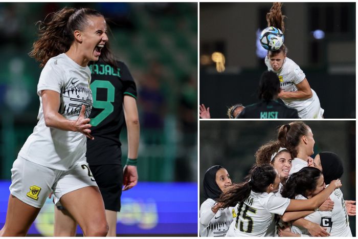 Ashleigh Plumptre has netted six goals this season for Al-Ittihad Ladies.