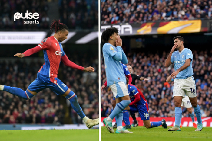 Michael Olise scored the late equaliser for Crystal Palace away at Manchester City